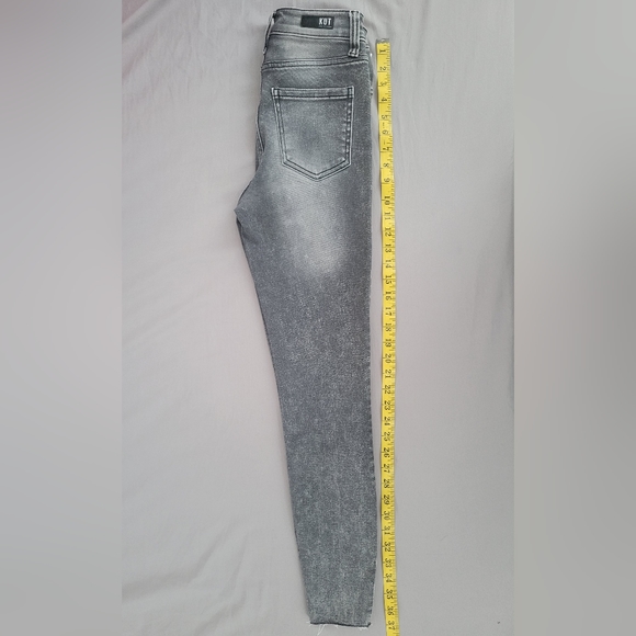 KUT from the kloth Connie High Rise Fab Ab Ankle Skinny / New NWT Size 00 - Picture 7 of 10